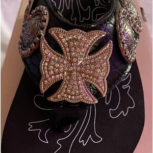 Women’s Size 6 Iron Cross Wedge Sandals